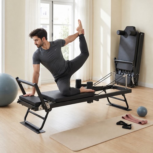 Foldable pilates reformer - pilates,